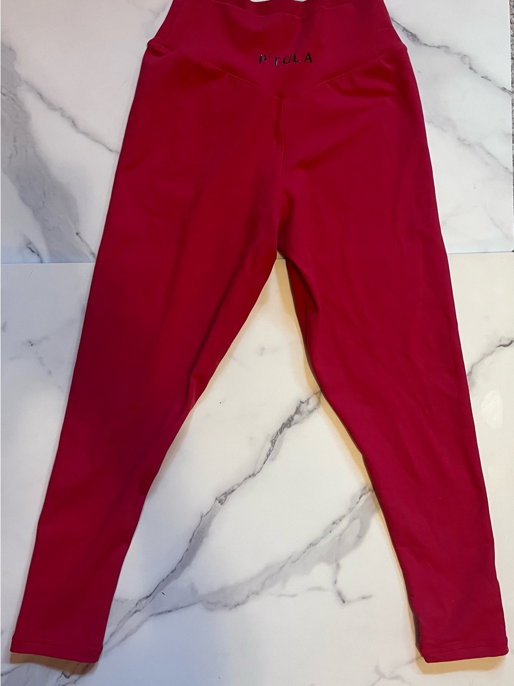 P'tula Valerie Leggings 23” Holly (Red) Size Medium